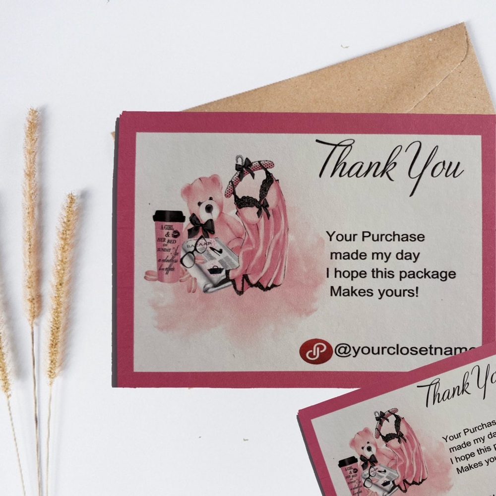 Thank You Cards for Packaging - Picture 7 of 13